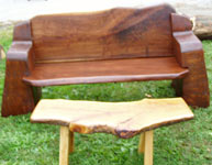 Walnut Bench